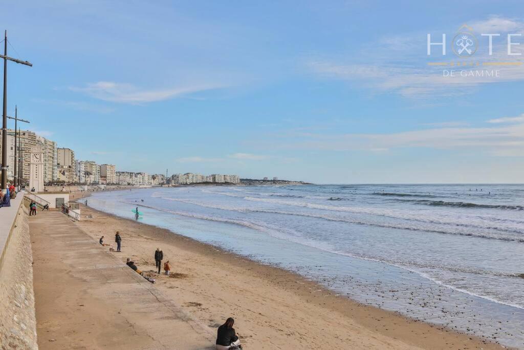 Appartement Central, Vue Mer Epoustouflante. Les Sables-dʼOlonne Exterior foto